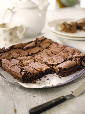 recipe image Brownies de chocolate con nueces