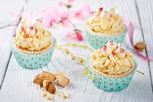 recipe image Cupcakes de nidos de almendra