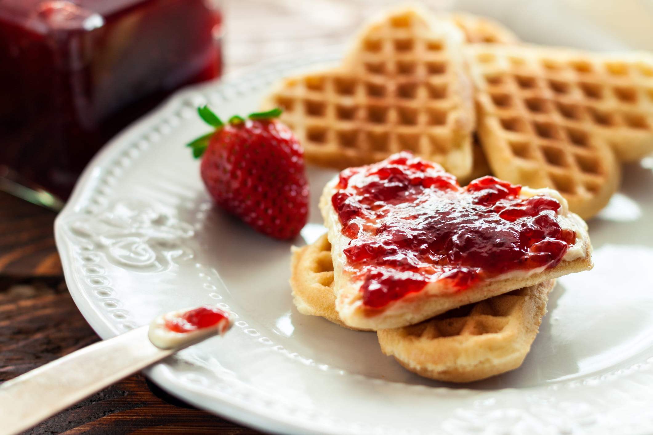 recipe image Gofres de corazón
