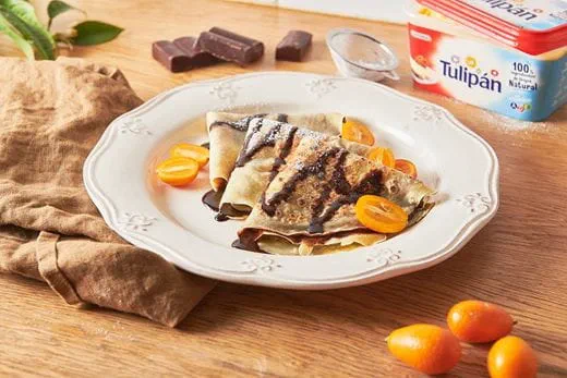 recipe image Receta crepes con chocolate