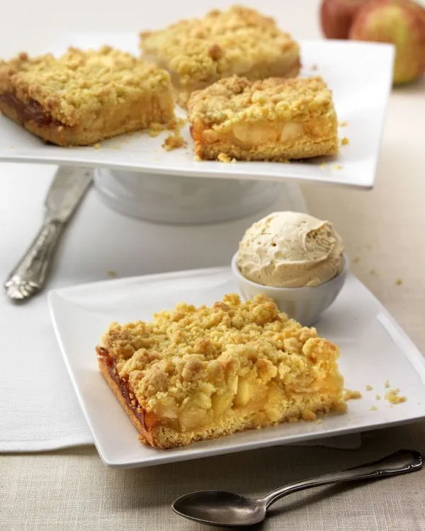recipe image Tarta de manzana crujiente