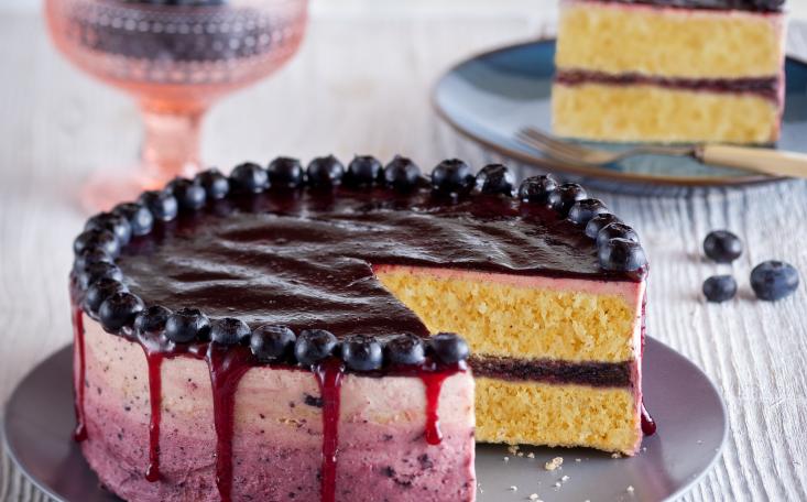 recipe image Pastel de arándanos