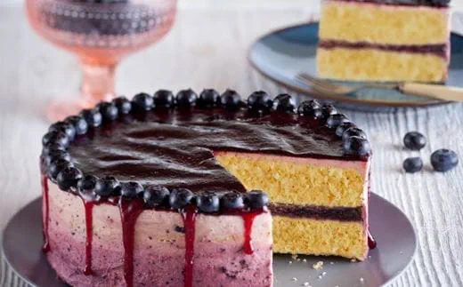 recipe image Pastel de arándanos