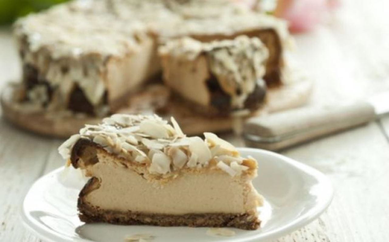 recipe image Pastel de queso con dulce de leche