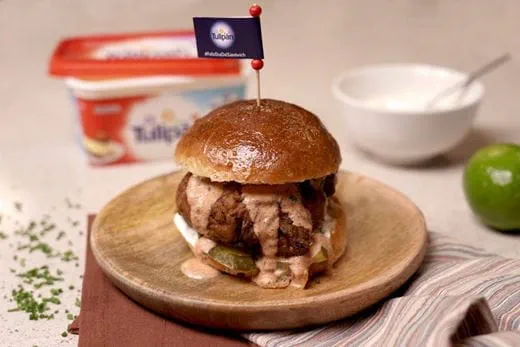 recipe image Sandwich Tandoori Crispy Chicken