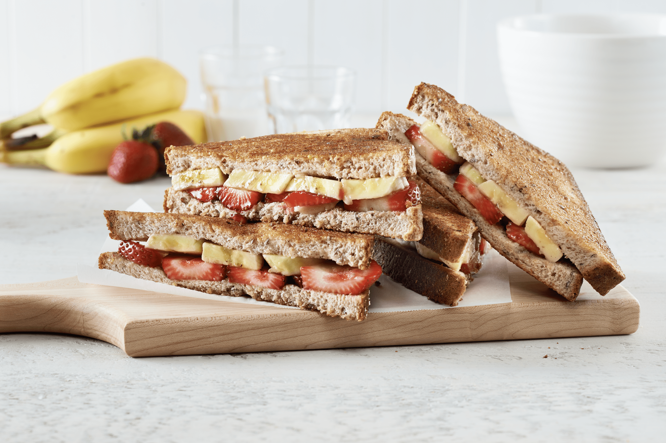 recipe image Montaditos de plátano