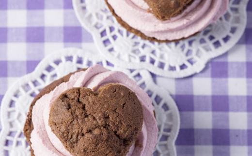 recipe image Muffins con forma de corazón