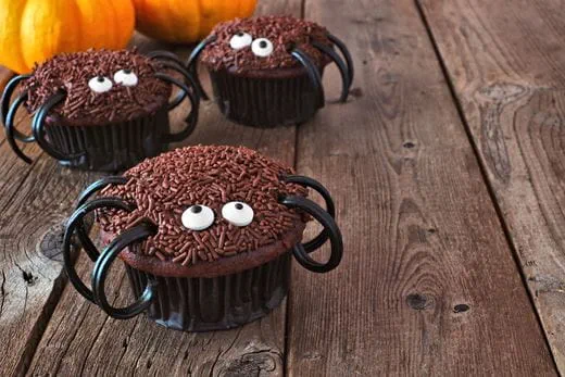 recipe image Cupcakes de Arañas