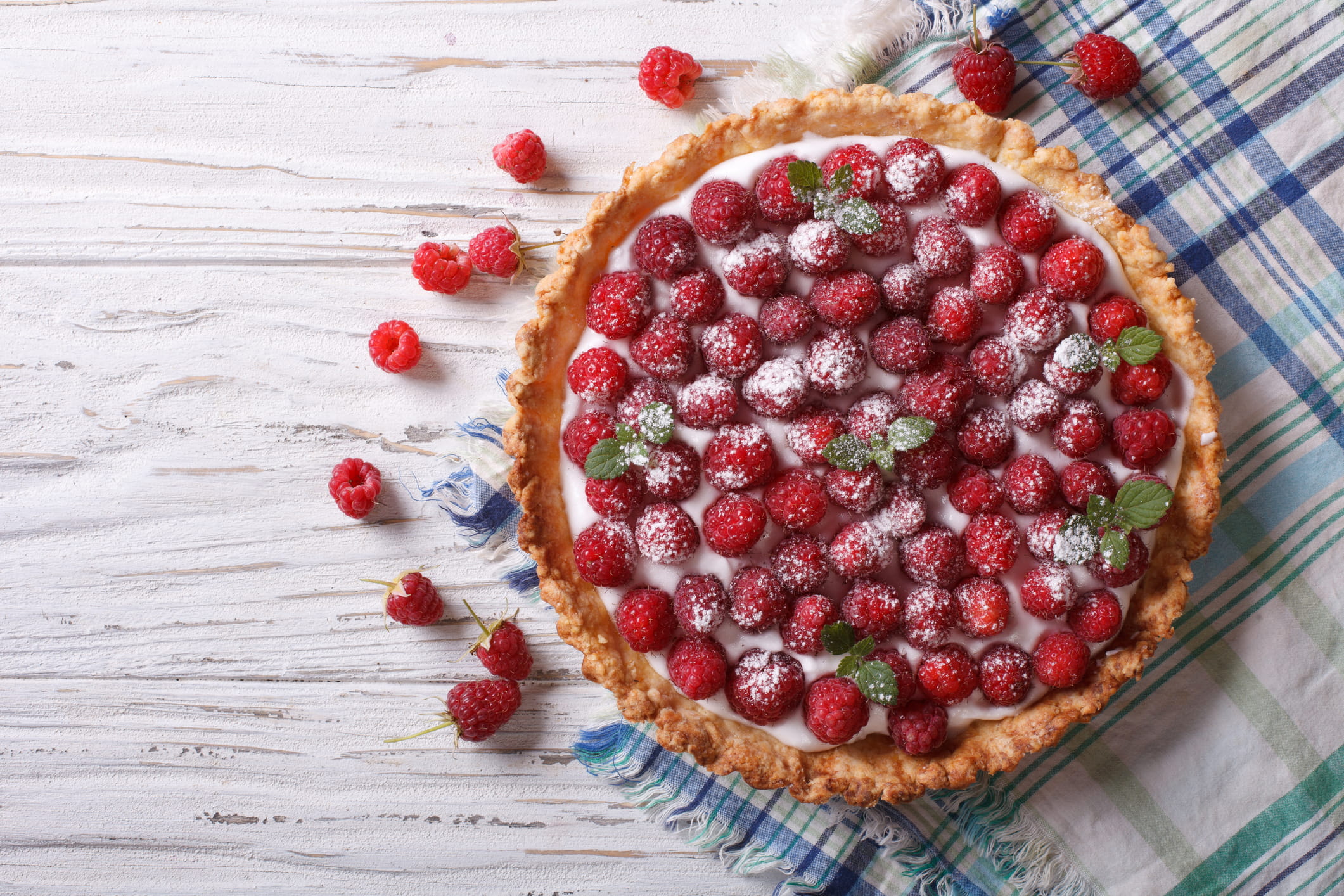 recipe image Tarta de frambuesas