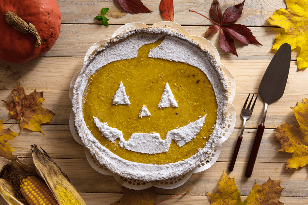 recipe image Tarta de calabaza de Halloween