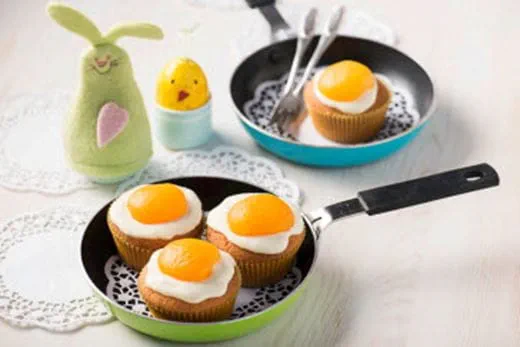 recipe image Cupcakes de huevos fritos