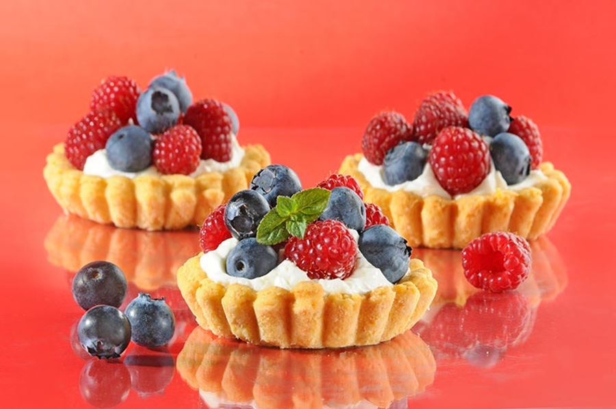 recipe image Tartaletas con frutas del bosque