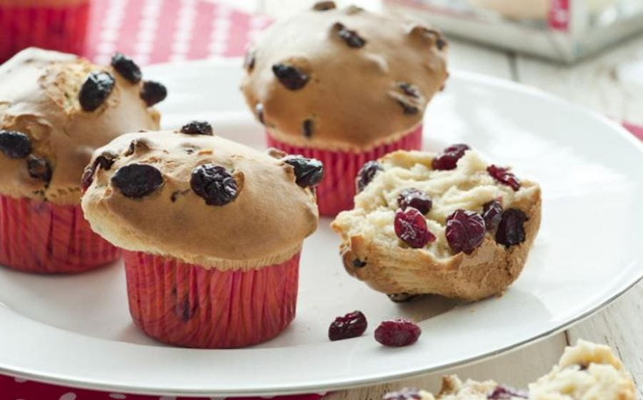 recipe image Muffins de arándanos rojos