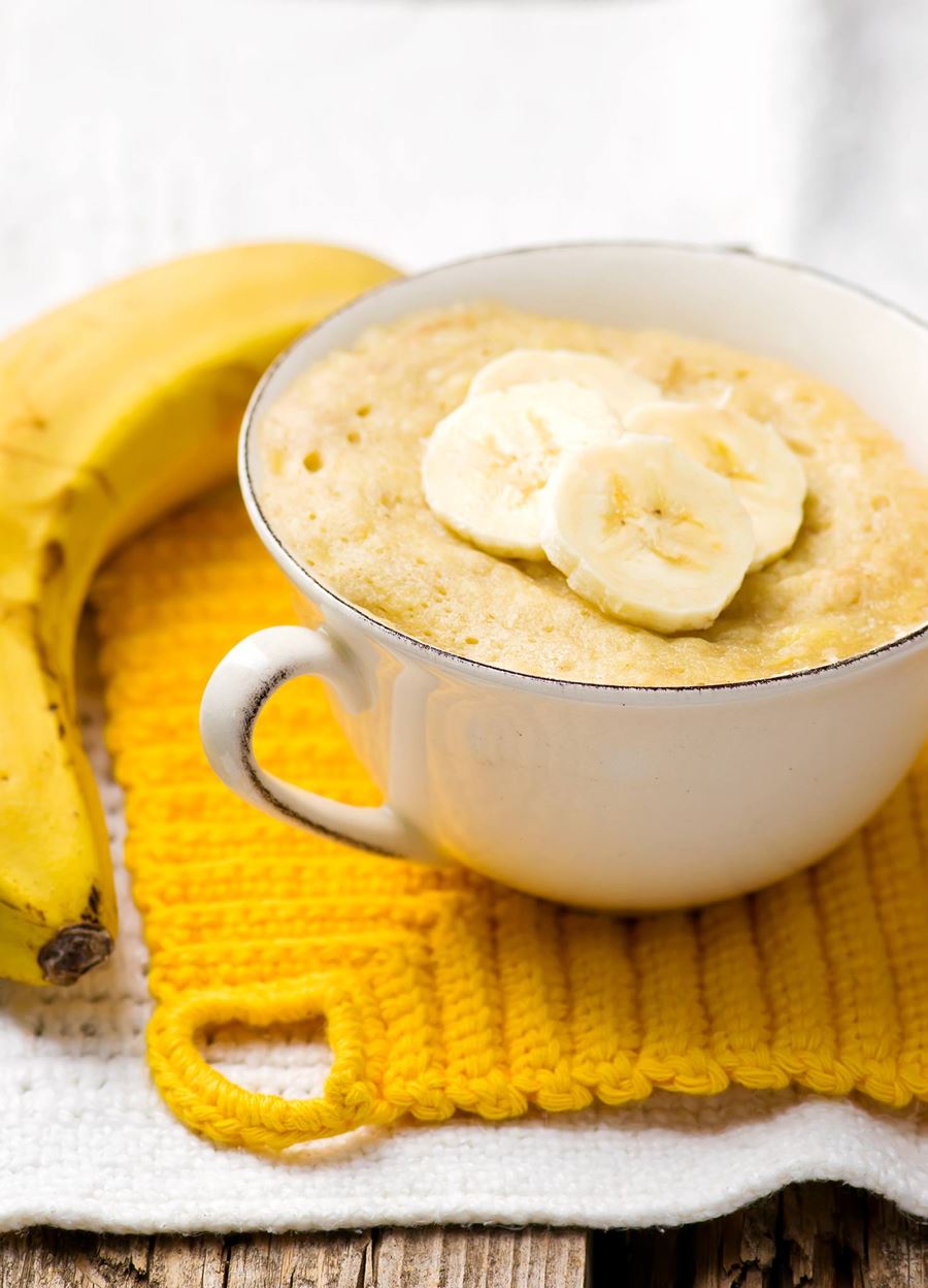 recipe image Mug Cake de plátano