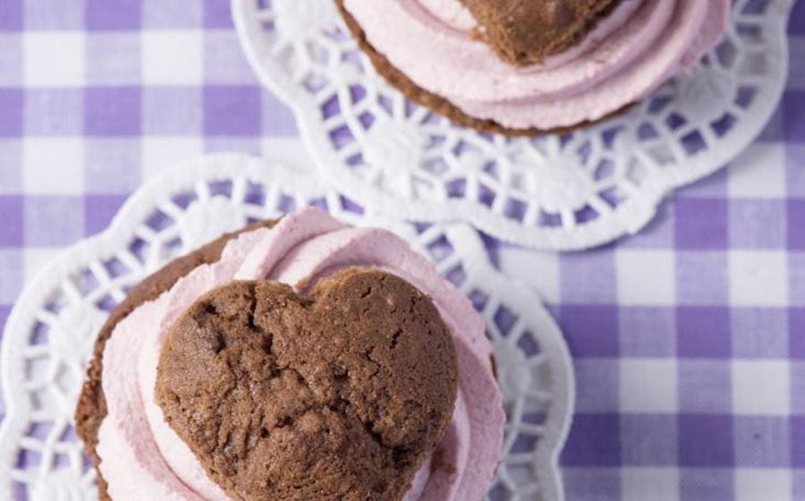 recipe image Muffins con forma de corazón