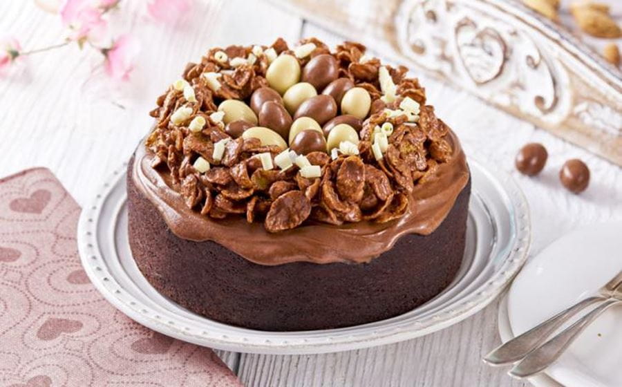 recipe image Pastel de pascua con chocolate