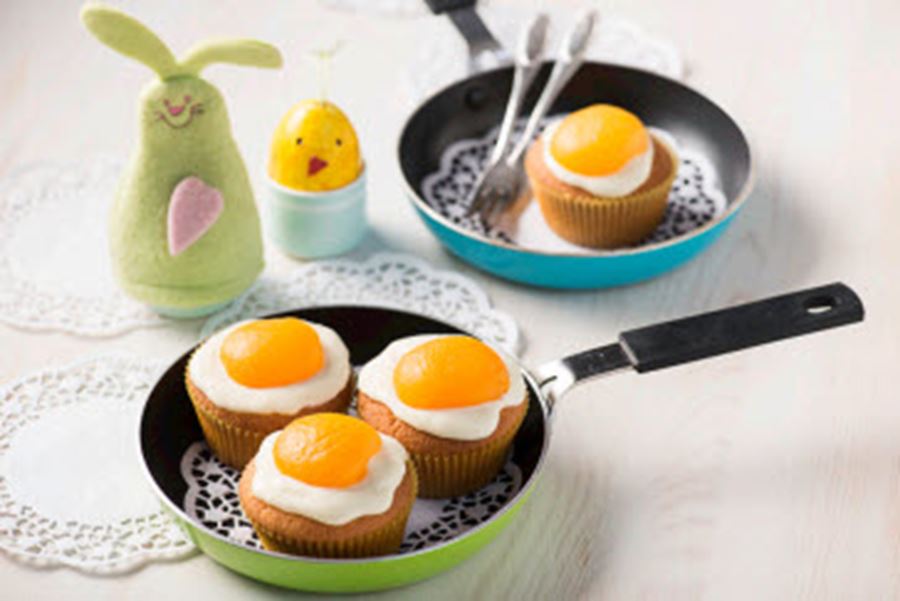 recipe image Cupcakes de huevos fritos