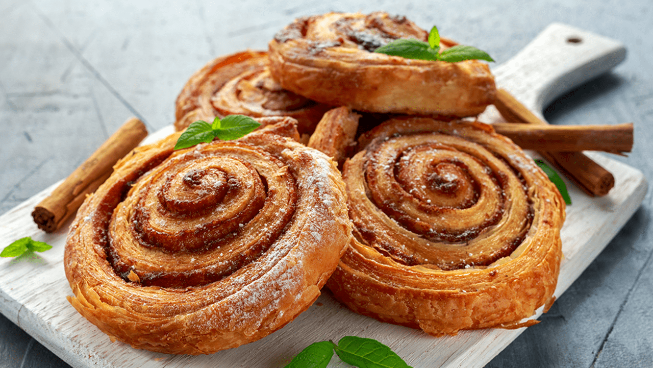 Rollitos canela vegano Tulipán recetas