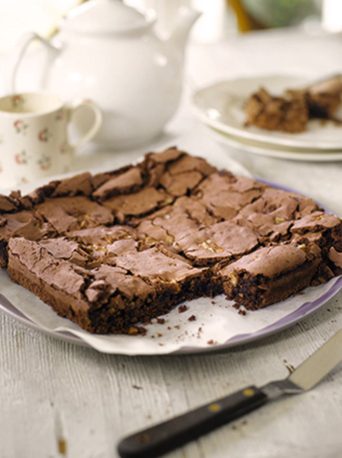 recipe image Brownies de chocolate con nueces
