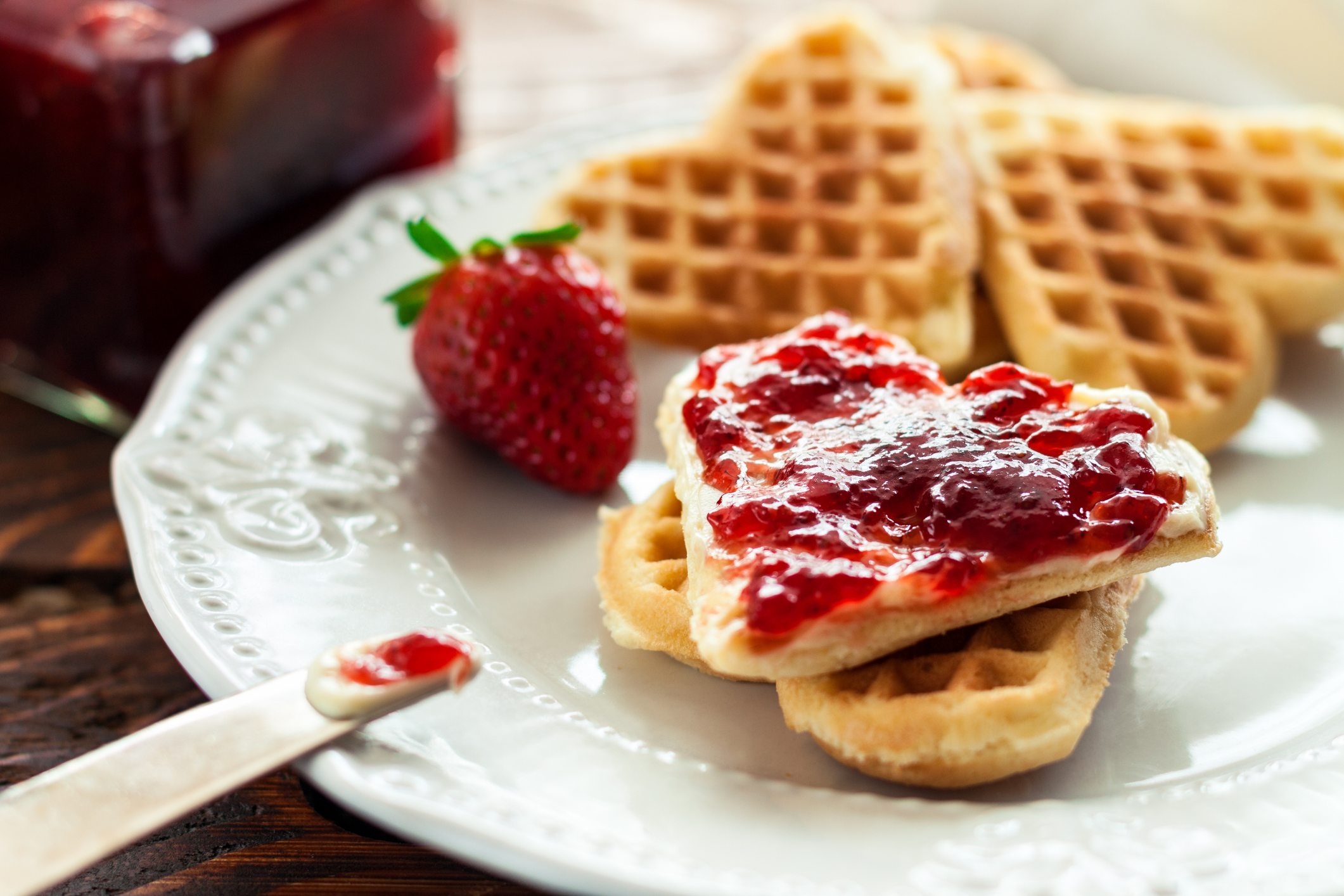 recipe image Gofres de corazón
