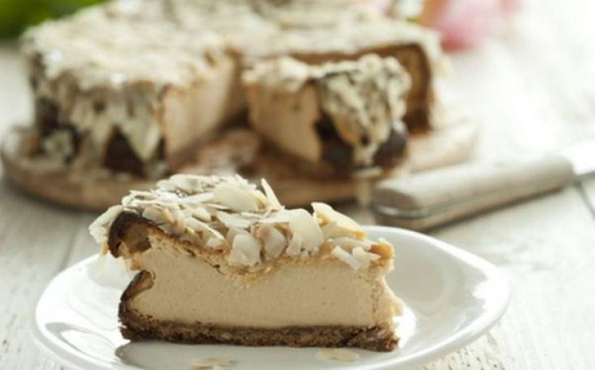 recipe image Pastel de queso con dulce de leche