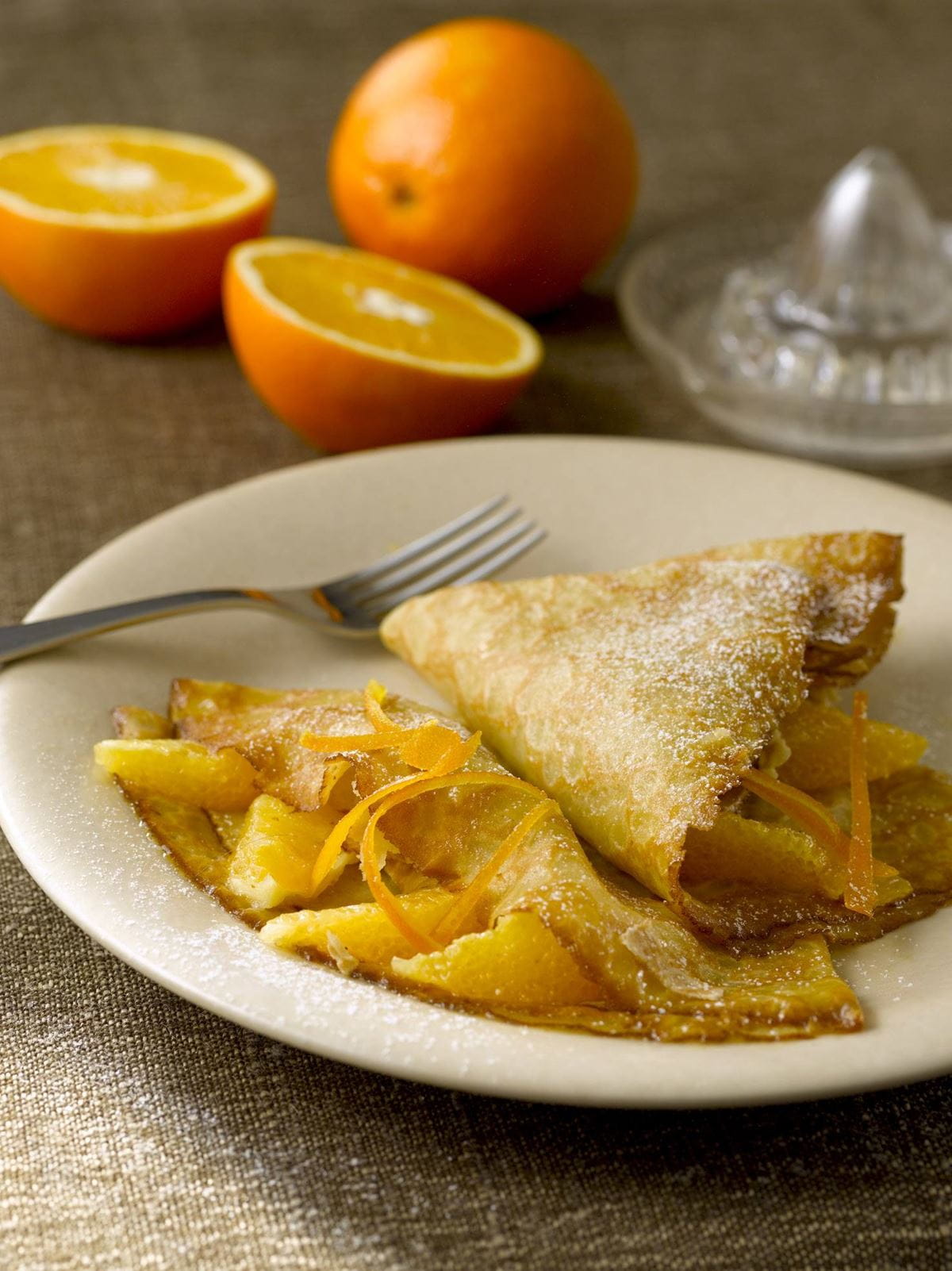 recipe image Crepes con naranja