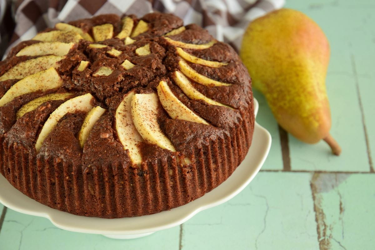 recipe image Bizcocho de chocolate y pera