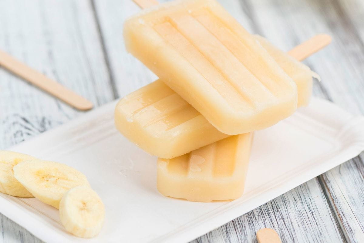 recipe image Helado de plátano